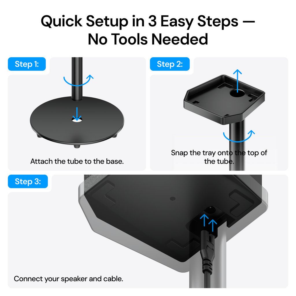 Valerion ThunderBeat Speaker Floor Stand（UK）