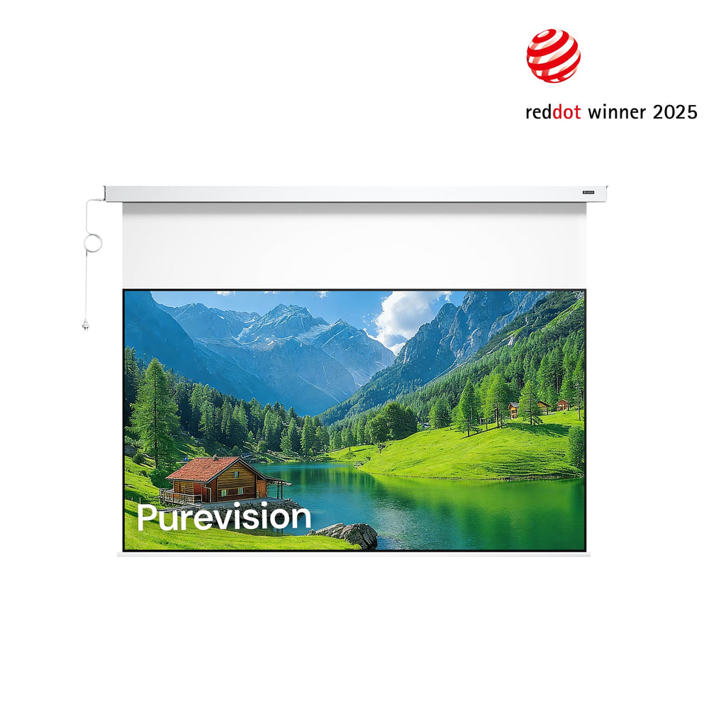 PureVision Anti-Speckle Motorized Matte White Screen(UK)