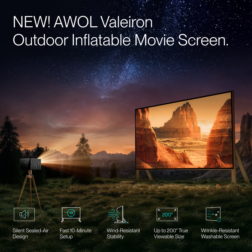 AWOL Valerion Inflatable Outdoor Movie Screen