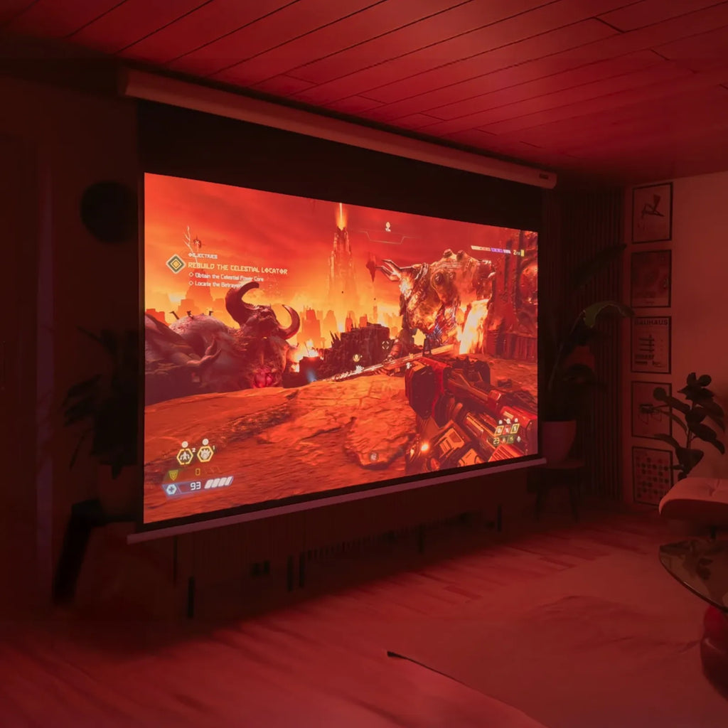 PureVision Anti-Speckle Motorized Matte White Screen(UK)