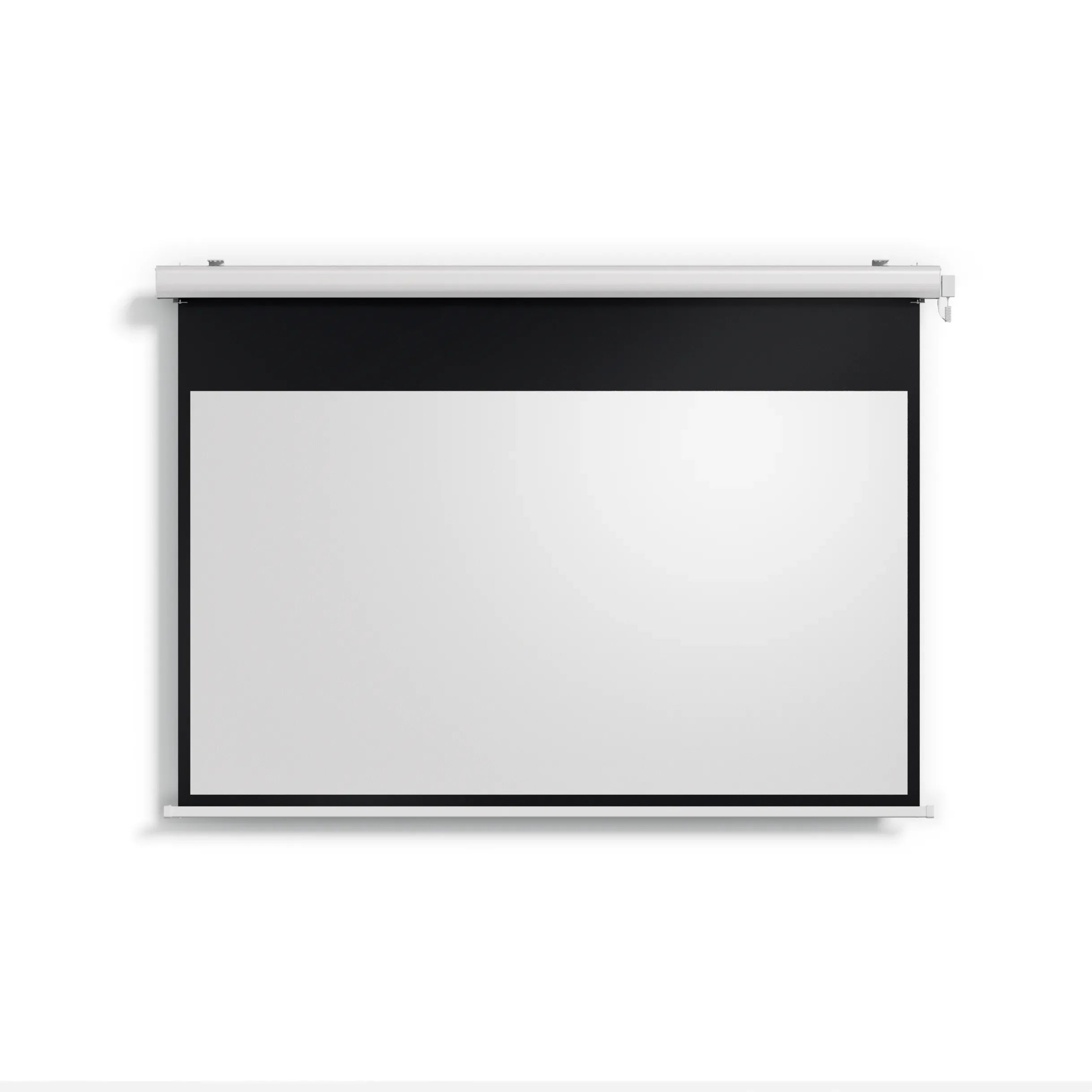Valerion Backyard Weather Proof Motorized Drop Down Matte White Screen (UK)