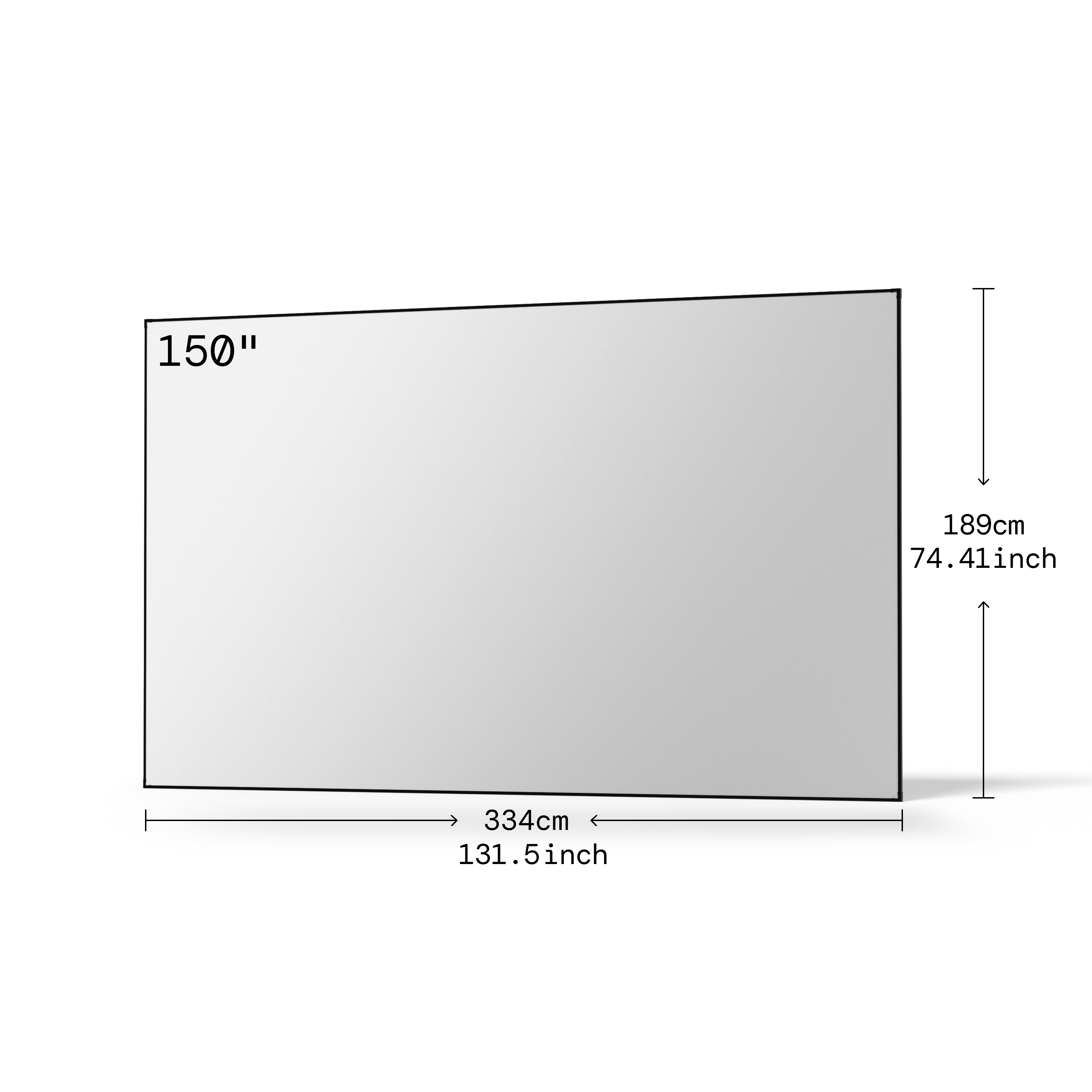 AWOL Valerion PureVision Fixed Frame Matte White Screen（UK）