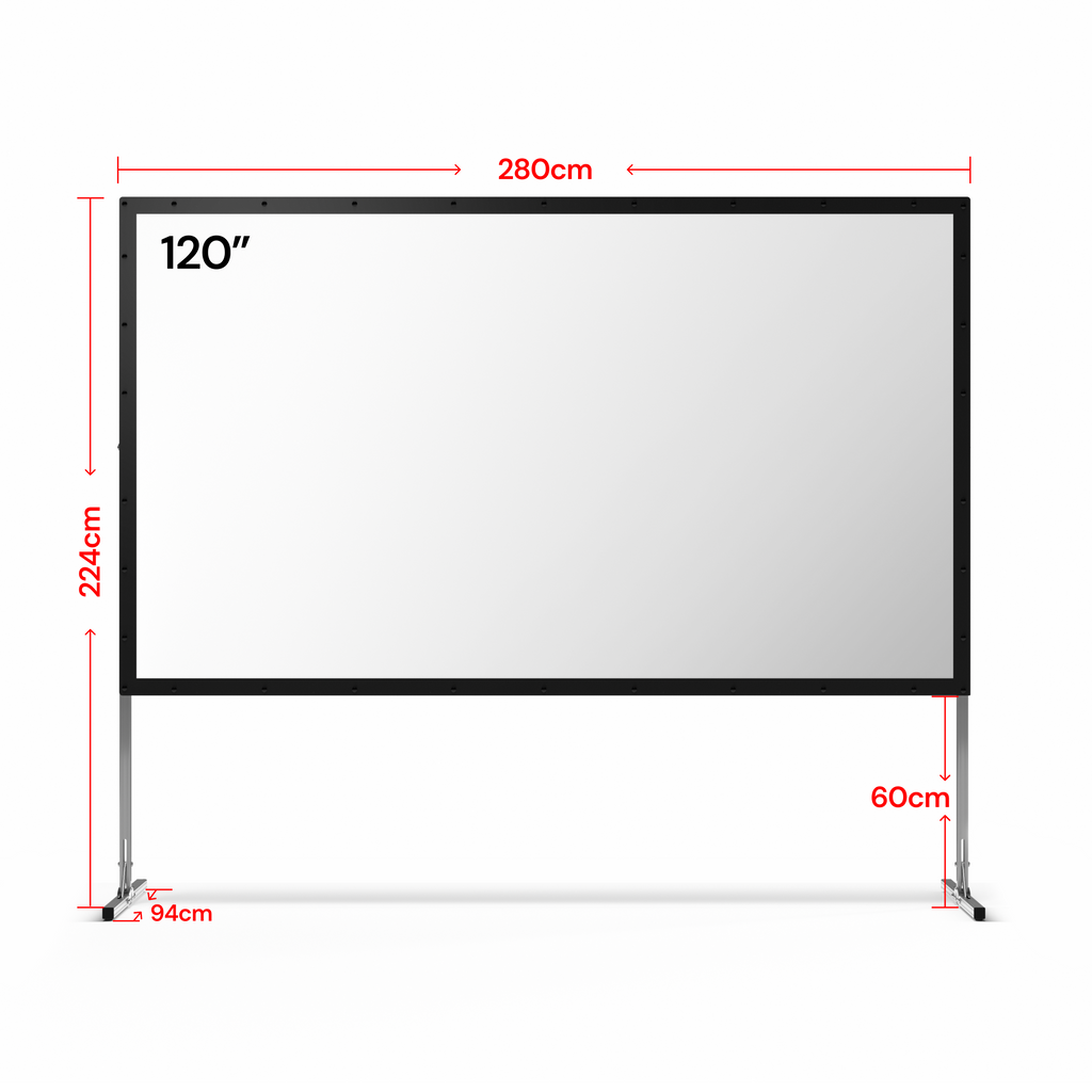 AWOL Valerion Outdoor Camping Portable Folding Matte White Screen（UK）