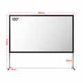 AWOL Valerion Outdoor Camping Portable Folding Matte White Screen（UK）
