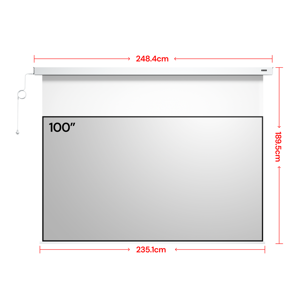 PureVision Anti-Speckle Motorized Matte White Screen(UK)