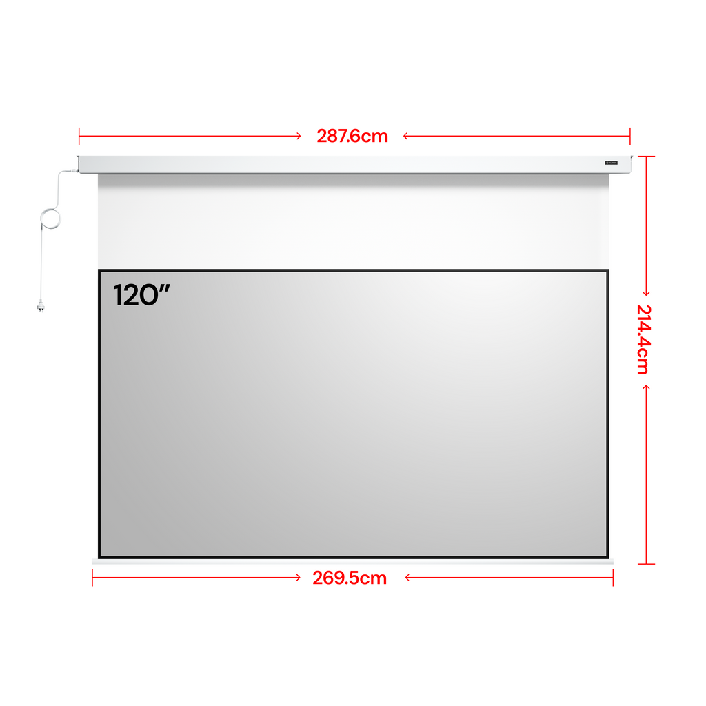 PureVision Anti-Speckle Motorized Matte White Screen(UK)