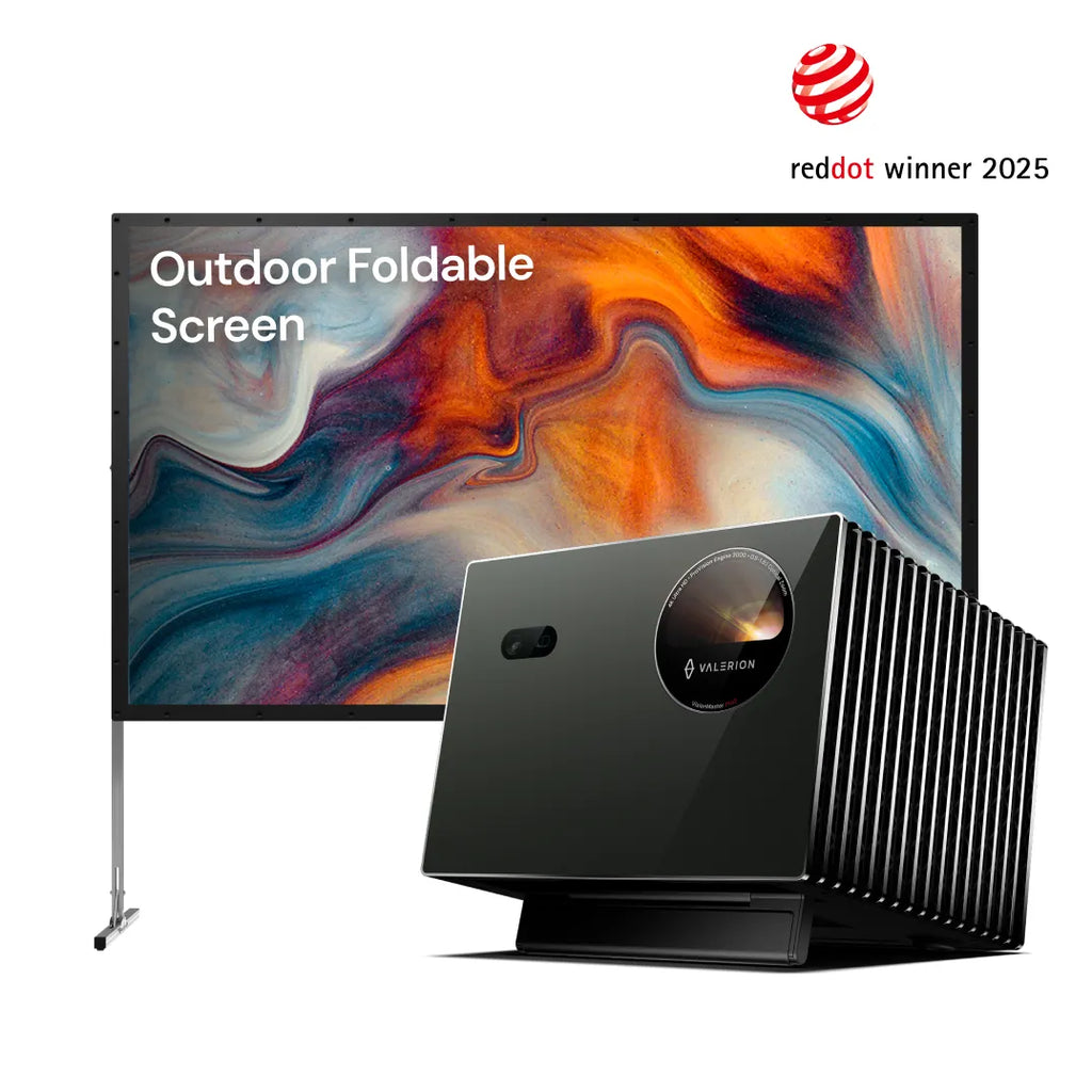 AWOL Valerion Pro 2+ Outdoor Camping Portable Folding Matte White Screen