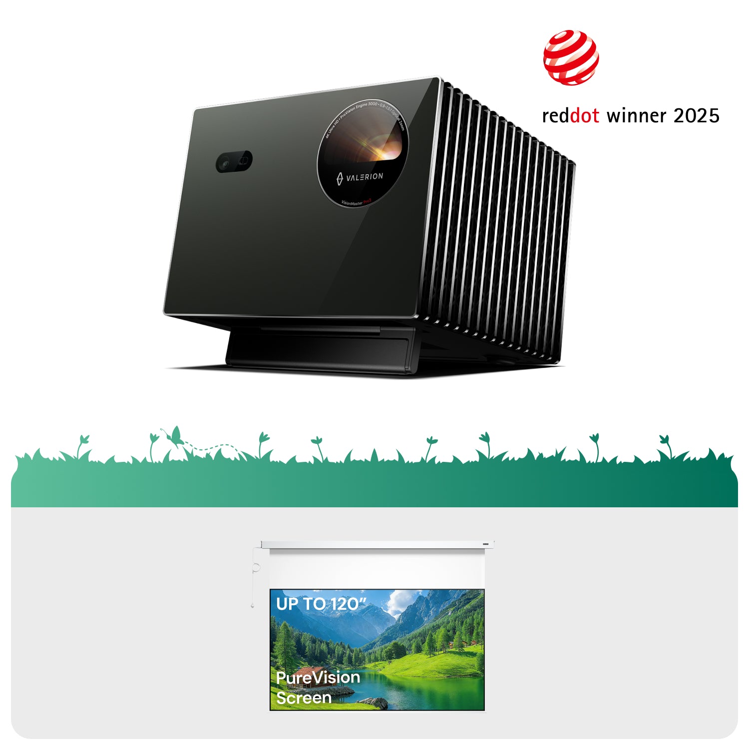 PRO2+ Motorized PureVision Screen