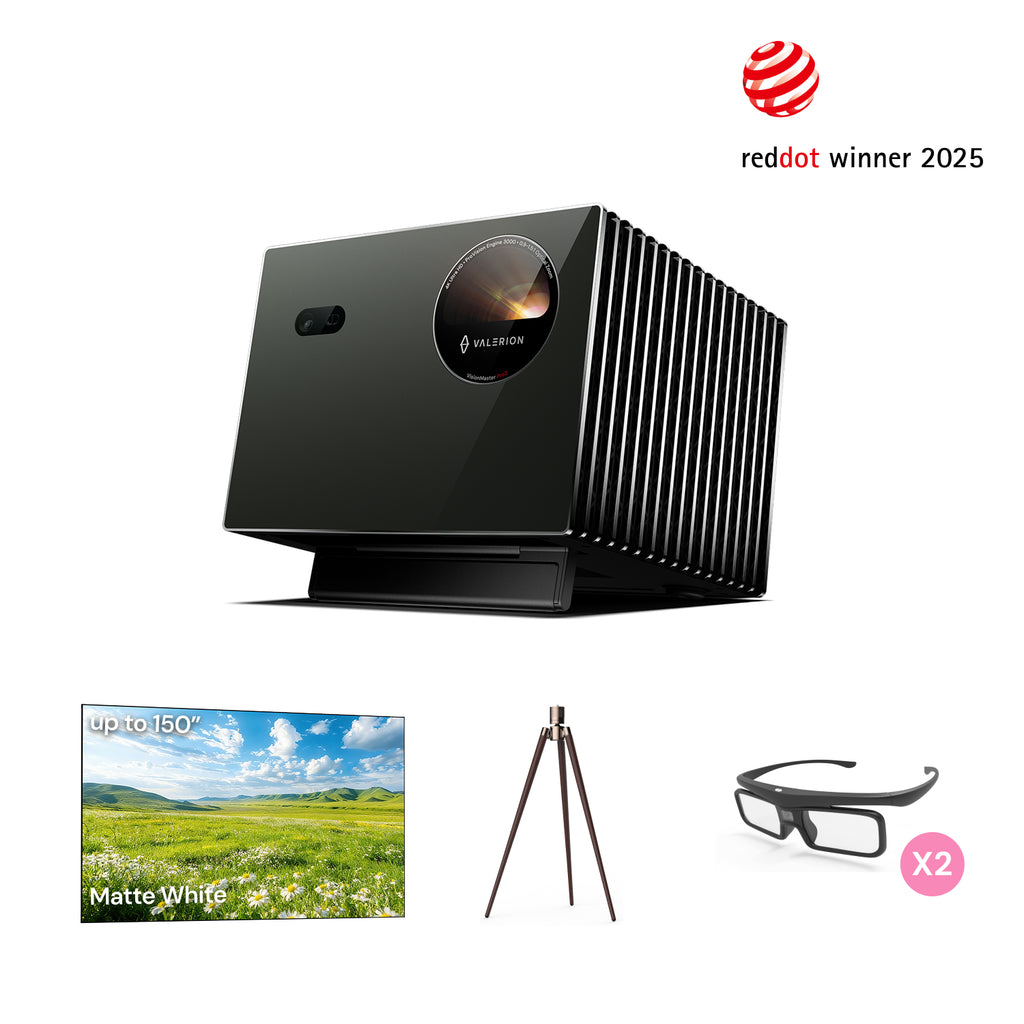 AWOL Valerion VisonMaster Pro2+Free White Screen(Up To 150")+STAND +3D glasses（UK）