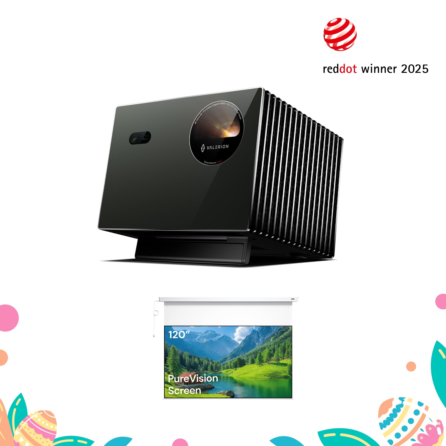 PRO2+ Motorized PureVision Screen