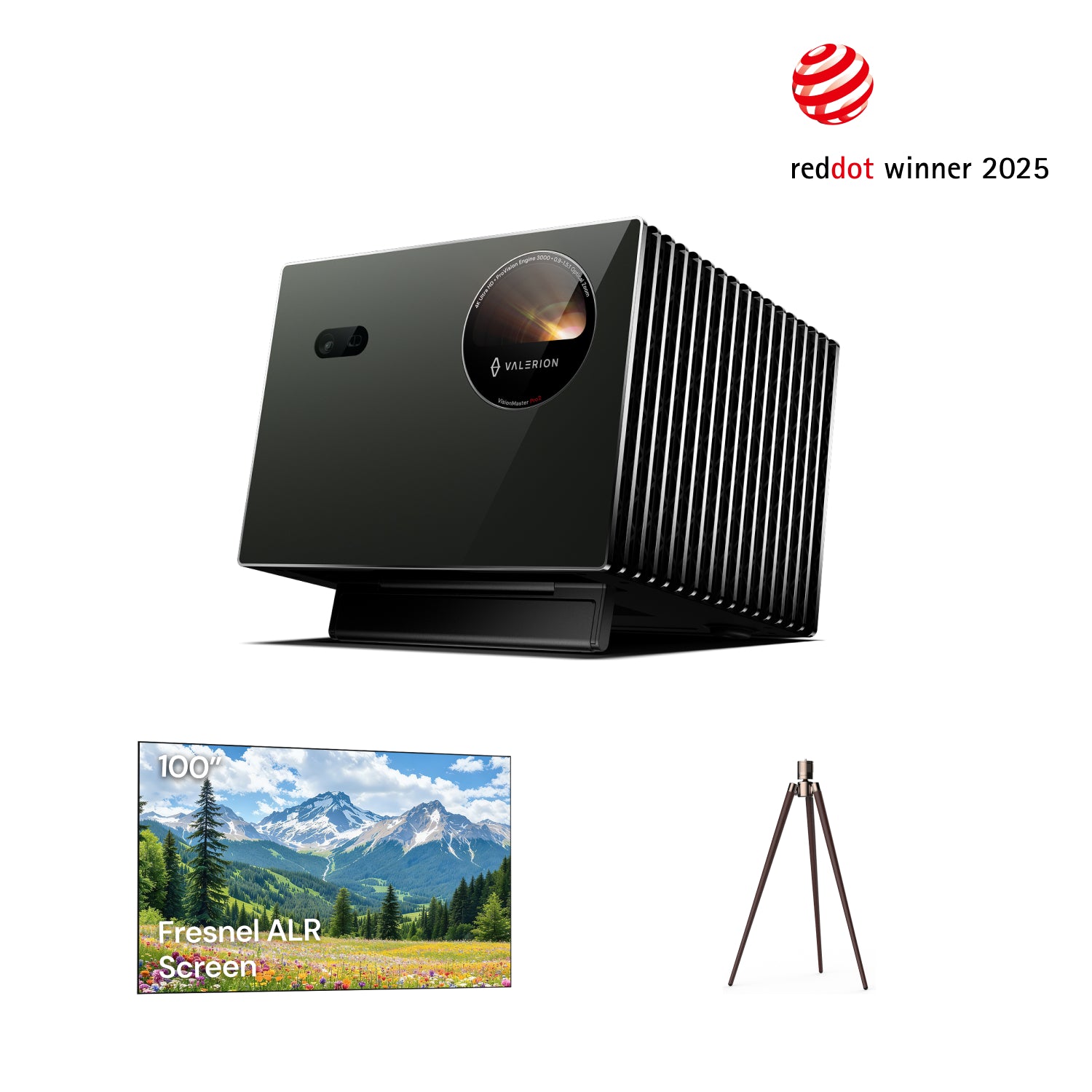 PRO2+100''/120'' Fresnel Ambient Light Rejecting Screen+Stand