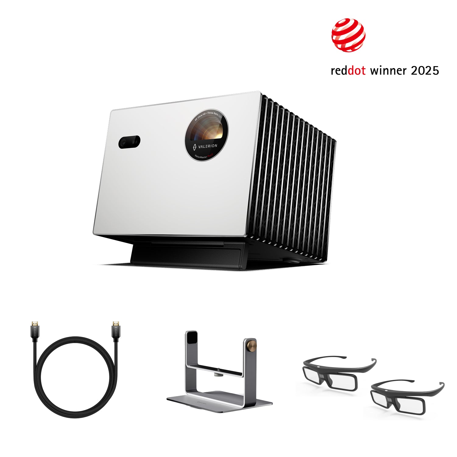 PLUS2+ Stand + 3D Glasses (2 Pack) +HDMI(￡）